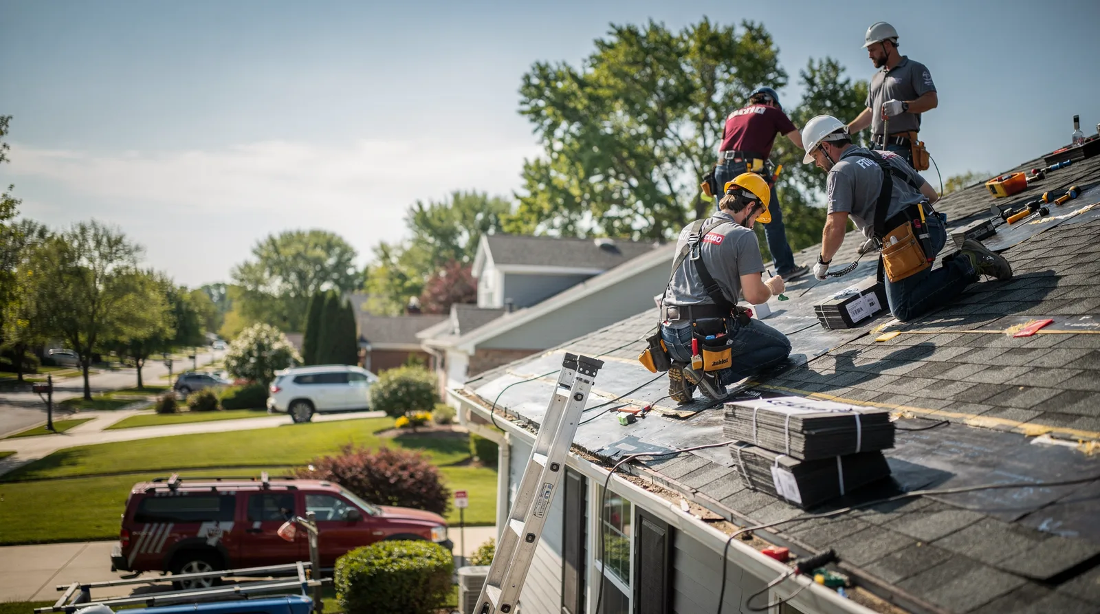 Roof Repair in Hopedale, IL around you